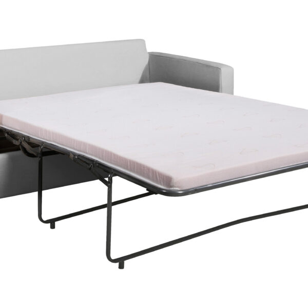 Canapé LYS 3 places 175 cm convertible matelas 6 cm Sommier Lattes