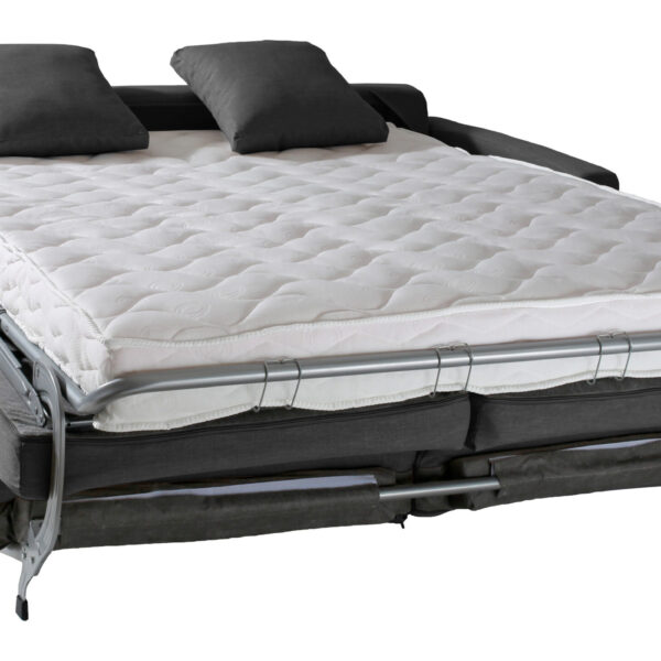 Canapé LYS 3 places 185 cm convertible Premium Matelas 14 cm